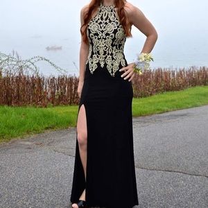 SOLD Sequin hearts prom dress from David’s bridal